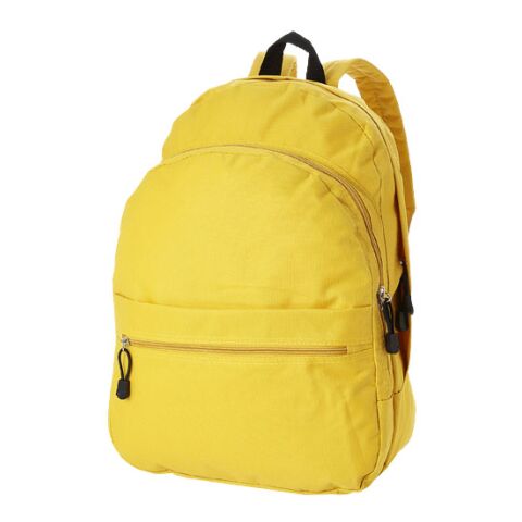 Trend Backpack Yellow | 4 - Colour Screen Print