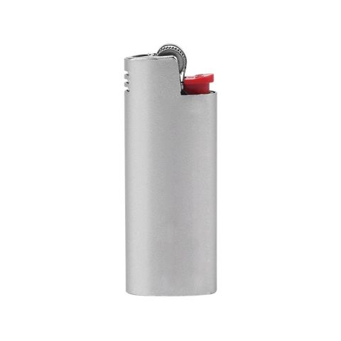 Lighter Sleeve Case Luxury Series for Mini Bic Lighter (1, Silver)