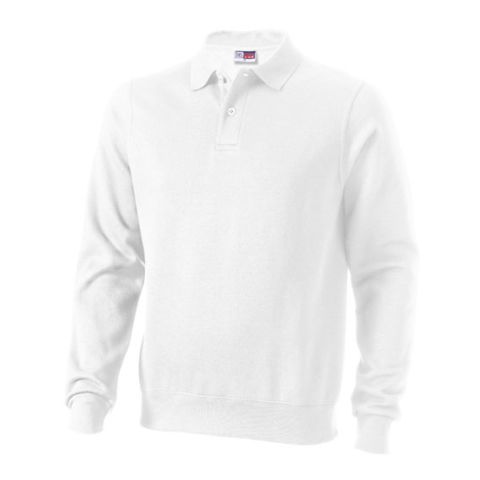 Idaho Polo Sweater White | Without Branding