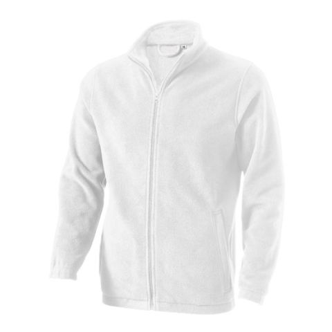 Dakota Full Zip Fleece White | Without Branding