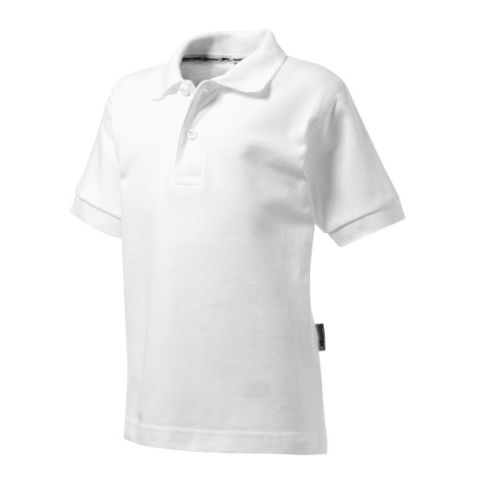 Forehand Short Sleeve Kids Polo White | Without Branding