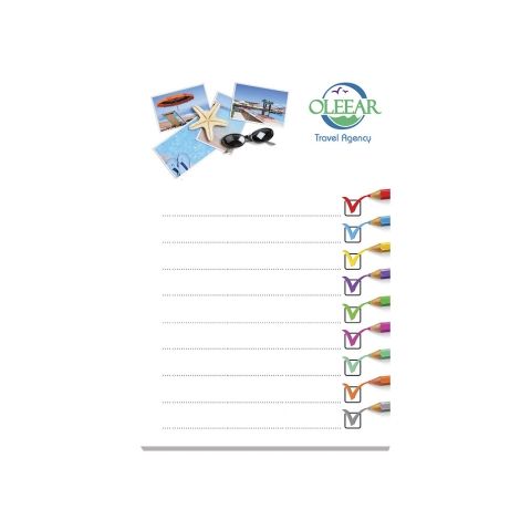 BIC 101 mm x 152 mm 50 Sheet Recycled Adhesive Notepads White | Without Branding