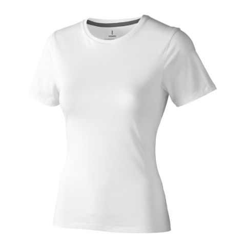 Nanaimo Short Sleeve Ladies T-Shirt  White | Without Branding