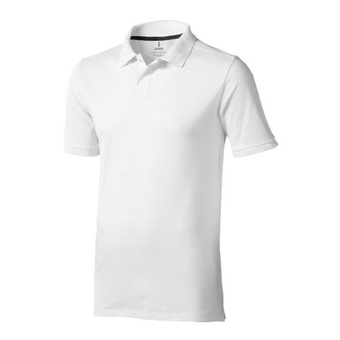 Calgary Short Sleeve Polo White | Without Branding