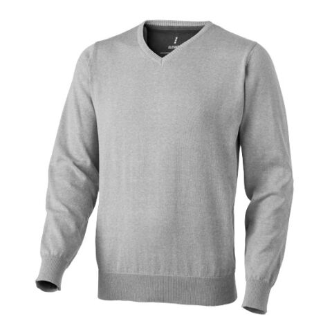 Spruce V-Neck Pullover Light Grey | Without Branding