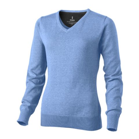 Spruce Ladies V-Neck Pullover Light Blue | Without Branding