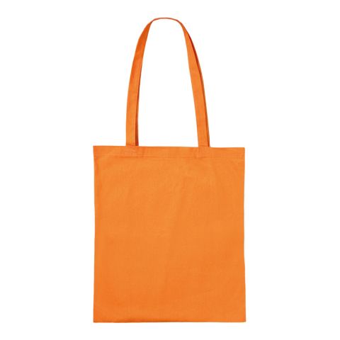 Cotton Bag 38x42 cm Long Handle Orange | No Branding | No Branding