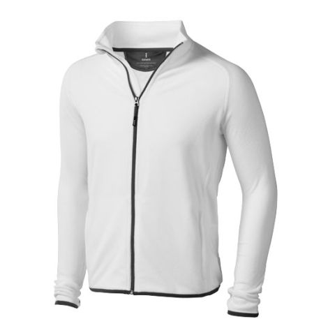 Brossard Micro Fleece Full Zip Jacket White | Without Branding