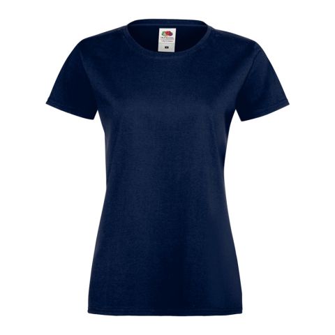 Sofspun Ladies Crew Neck T Navy Blue | No Branding