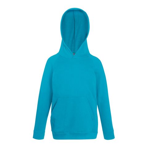 Kids Lightweight Hooded Sweat Medium Blue | No Branding