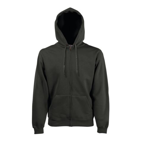 Zip Through Hooded Sweat Anthracite | No Branding