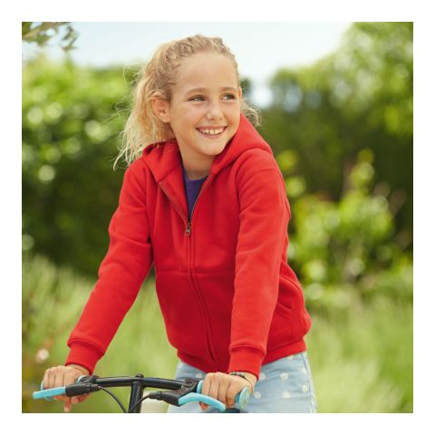 Kids Zip Through Hooded Sweat