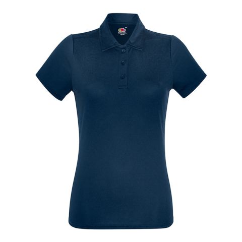 Ladies Performance Polo Navy Blue | No Branding