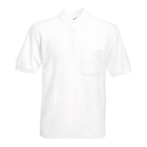 Pocket Polo-Shirt White | No Branding