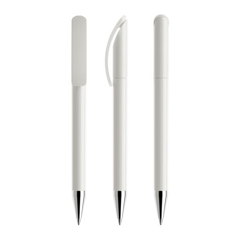 prodir DS3 TPC Twist ballpoint pen White | No Branding