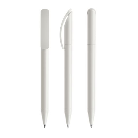 prodir DS3 TPP Twist ballpoint pen White | No Branding