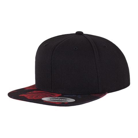 Roses Snapback Red - Black | No Branding