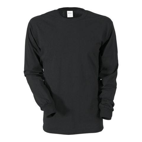 Ultra Cotton Long Sleeve T-Shirt Black | No Branding