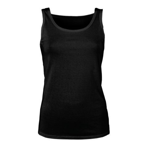 Softstyle Ladies Tank Top Black | No Branding