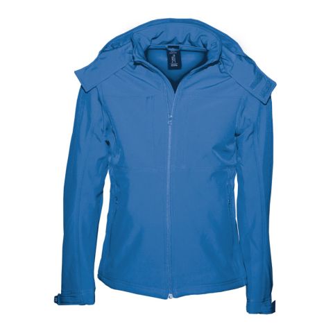 B&amp;C Men´s Hooded Softshell Medium Blue | No Branding