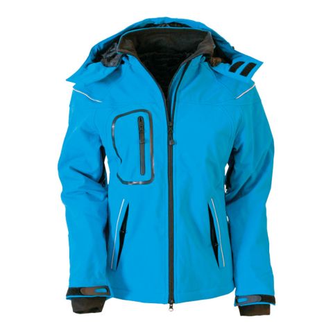 Ladies´ Winter Softshell Jacket Medium Blue | No Branding