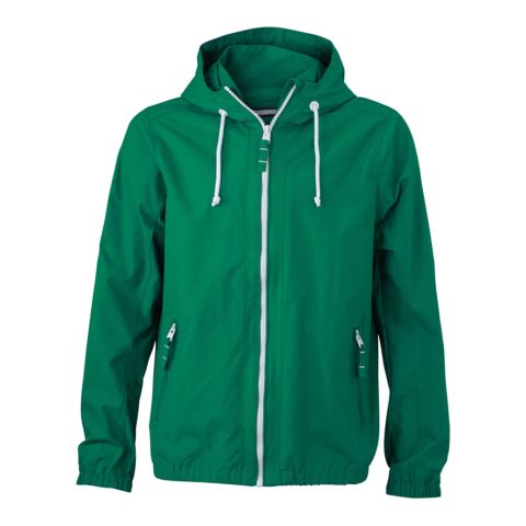 Men&#039;s Sailing Jacket Green - White | No Branding