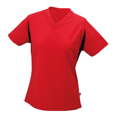 Ladies Running-T Red - Black | No Branding