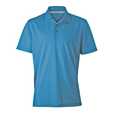 Men&#039;s Polo High Performance Medium Blue | No Branding