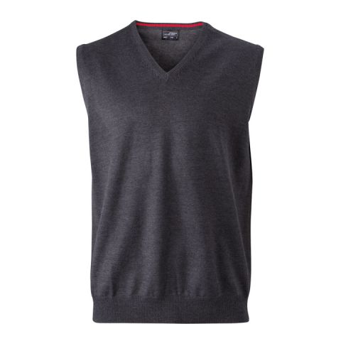 Men´s V-Neck Slipover Anthracite | No Branding