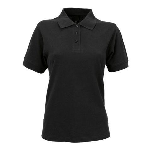 Ladies Polo Shirt Black | No Branding