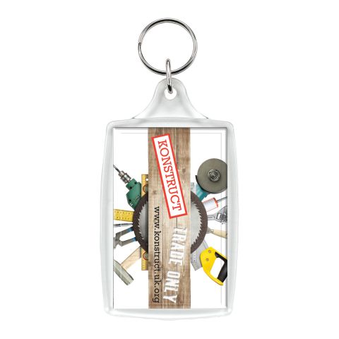 L4 Large Keyring Clear | Plain