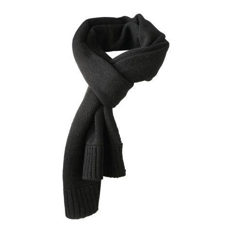 Melange Scarf Basic Black | No Branding