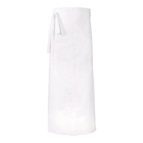 Mixed Fabrics Restaurant Apron White | No Branding