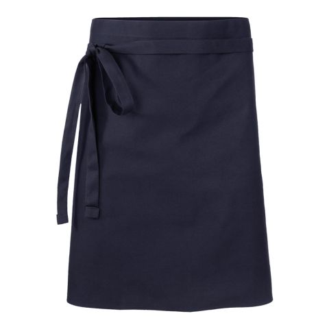 Mixed Fabric Half Apron Medium Blue | No Branding