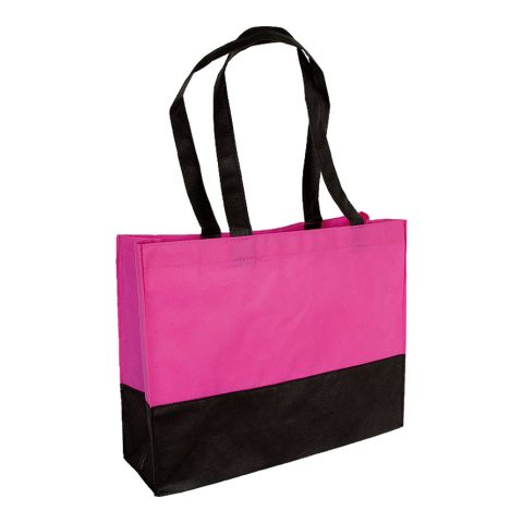 City Bag Shopping Bag 38x29cm Light Blue - Black | No Branding | No Branding