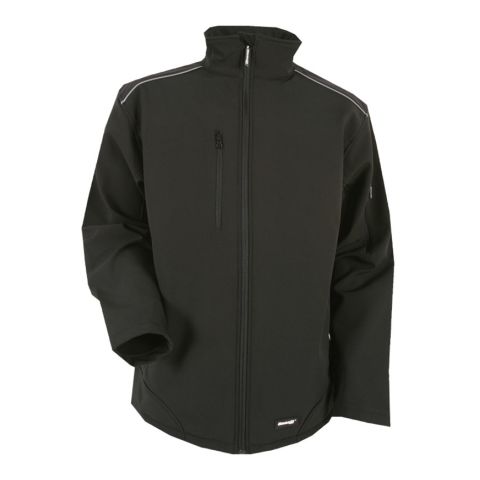 Ripstop Soft Shell Worker&#039;s Jacket Black | No Branding