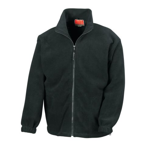 Active Fleece Jackett with continuous zipper Black | No Branding