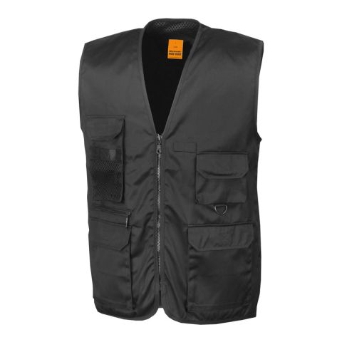 Safari Vest Black | No Branding