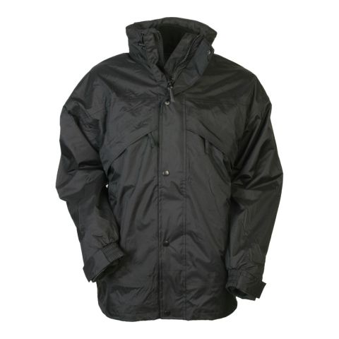 3-in-1 Waterproof Jacket Black | No Branding