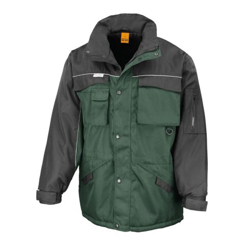 Durable Combo Coat Black - Light Green | No Branding