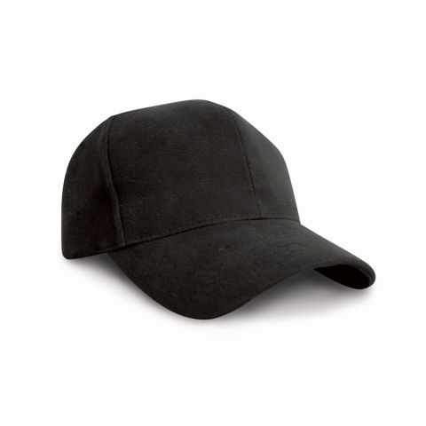 Pro Style Heavy Cotton Cap Black | No Branding