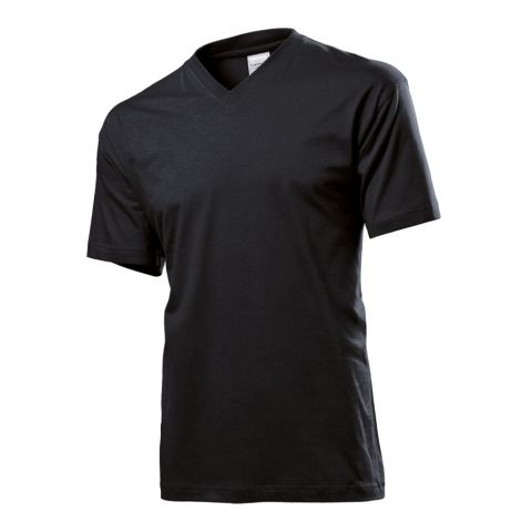 Classic V-Neck Men Black | No Branding