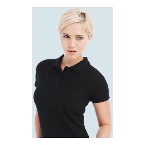 65/35 Polo Women Black | No Branding