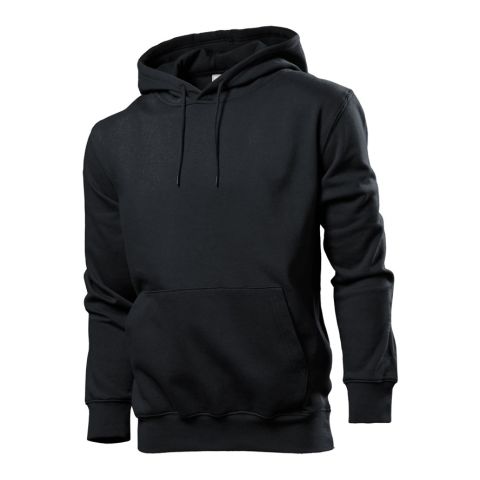 Hooded Jumper Black | No Branding