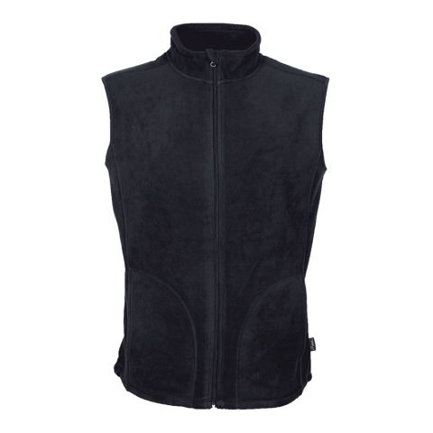 Active Fleece Vest for Men Black | No Branding