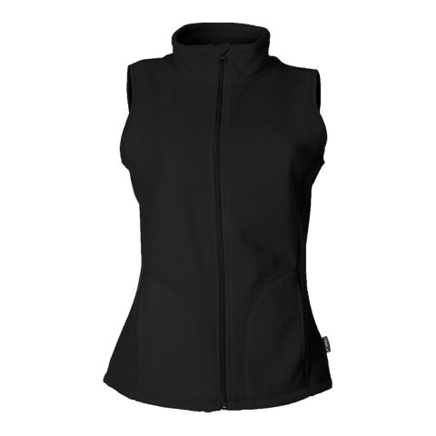 Active Fleece Vest for Women Black | No Branding