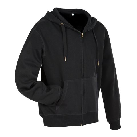 Active Sweat Jacket Men Black | No Branding