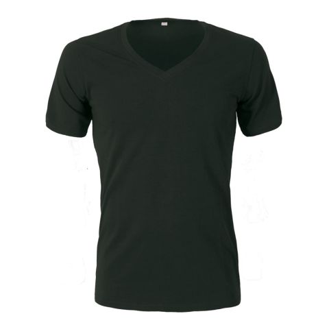 Men&#039;s V-Neck T-Shirt Dean Black | No Branding