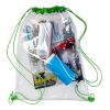 Transparent Drawstring Backpack (PVC) Light Green | Without Branding