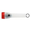 Plastic Safety Flashlight With One LED Red | Without Branding